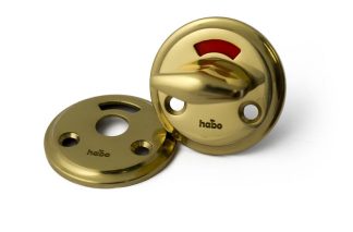 WC-beslag HABO 1682 Polerad Mässing