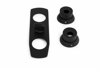 Vredskylt med cylindertillbehör Svart