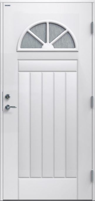 Ytterdörr Diplomat Julia Cotswoldglas vit