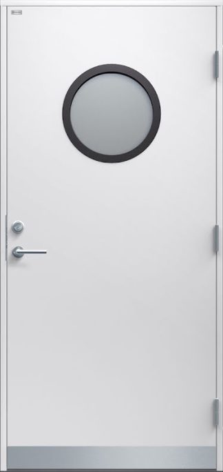 Ytterdörr Diplomat Molly Klarglas Vit