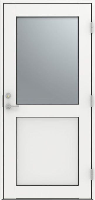 Ytterdörr Diplomat Altan 12 Vit Aluminium