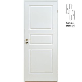 Innerdörr Diplomat Formpressad 3 Vit Gammal Standard Tät