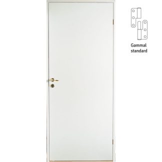 Innerdörr Diplomat Lättdörr Slät Vit Gammal Standard Tät