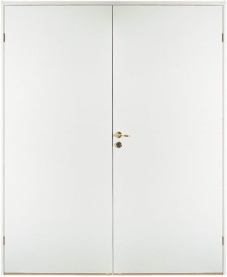 Parinnerdörr Diplomat Lättdörr Slät Vit Tät