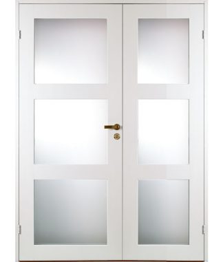 Parinnerdörr Diplomat Contur Sp3 Vit Halv Tät