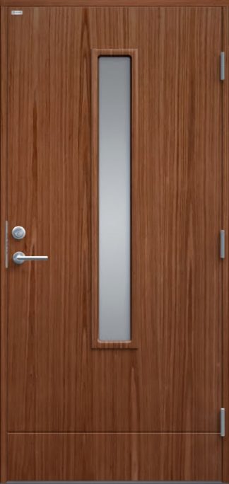 Ytterdörr Diplomat Laila Klarglas Teak