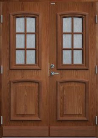 Parytterdörr Diplomat Anita Cotswoldglas Teak