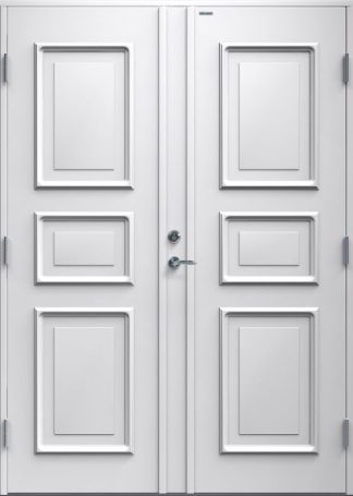 Parytterdörr Diplomat Elvira Tät vit