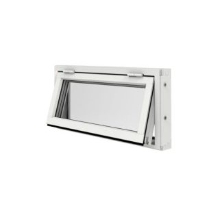Överkantshängt Elitfönster Original Alu 100 3-glas Vitlackerad Aluminium