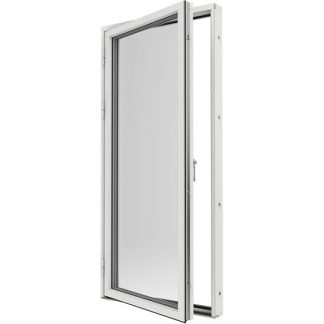 Helglasad Fönsterdörr Elitfönster Original Alu 100 3-GLAS Vitlackerad Alu