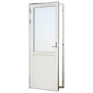 FÖNSTERDÖRR SVENSKA FÖNSTER RUND PROFIL 3-GLAS VITMÅLAT TRÄ