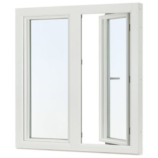 Sidohängt 2-luft Fönster Svenska Fönster Rak Profil Inåtgående 2+1-glas