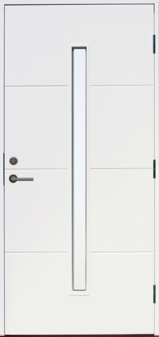 Ytterdörr Kaski Åre Crepiglas Vit