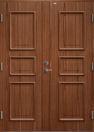 Parytterdörr Diplomat Elvira tät teak