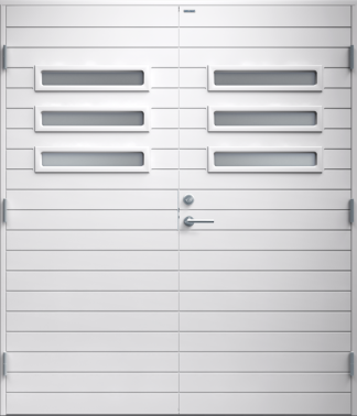 Parytterdörr Diplomat Ingela klarglas vit