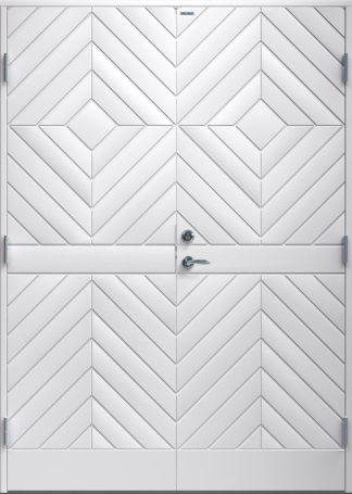 Parytterdörr Diplomat Karin tät vit