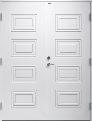 Parytterdörr Diplomat Karina tät vit