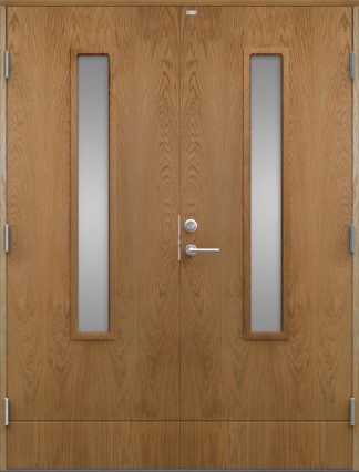 Parytterdörr Diplomat Laila klarglas Ek