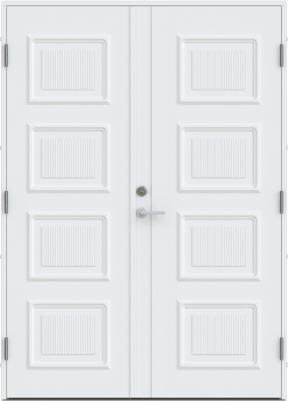 Parytterdörr Diplomat Signe tät vit