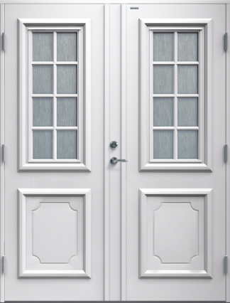 Parytterdörr Diplomat Svea cotswold vit