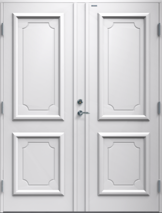 Parytterdörr Diplomat Svea tät vit