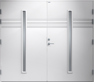 Garageport Diplomat Felicia Klarglas Vit