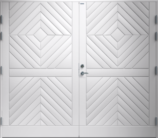 Garageport Diplomat Karin Tät Vit