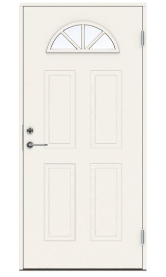 Ytterdörr Swedoor P-200 Klarglas Vit