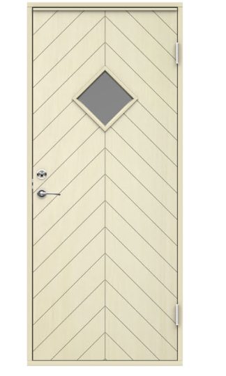 Varmförrådsdörr Swedoor Trysil Klarglas Obehandlad