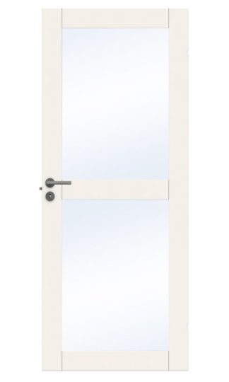 INNERDÖRR SWEDOOR UNIQUE GW02L VIT KLARGLAS
