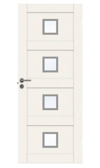 INNERDÖRR SWEDOOR UNIQUE 04L GWA420 VIT KLARGLAS