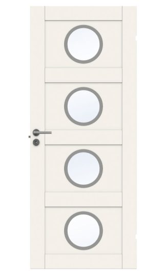 INNERDÖRR SWEDOOR UNIQUE 04L GWA430 VIT KLARGLAS