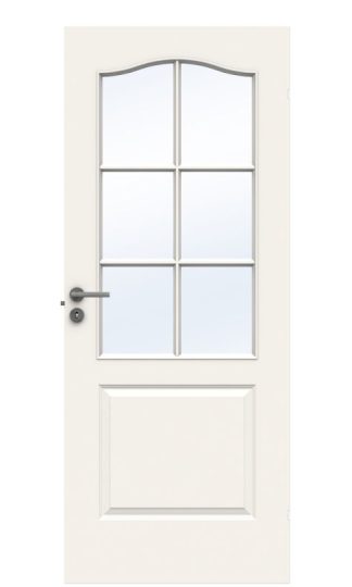 INNERDÖRR SWEDOOR COMPACT SP6B FORMPRESSAD KOMPAKT KLARGLAS VIT
