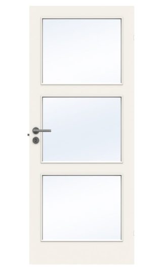 INNERDÖRR SWEDOOR STABLE GW3 KOMPAKT KLARGLAS VIT