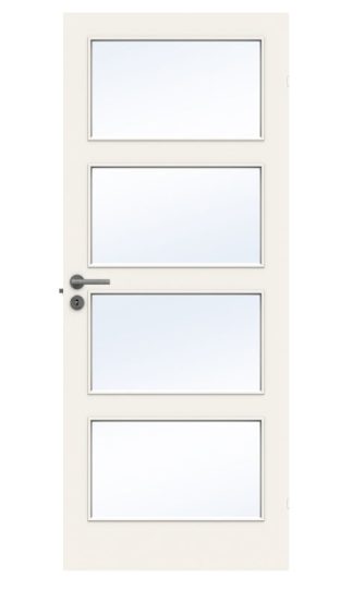 INNERDÖRR SWEDOOR STABLE GW4 KOMPAKT KLARGLAS VIT