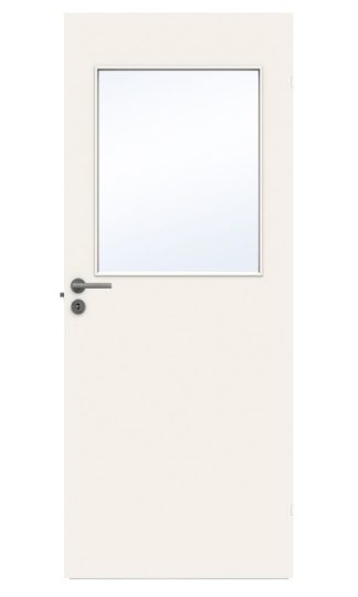 INNERDÖRR SWEDOOR STABLE G21 KOMPAKT KLARGLAS VIT