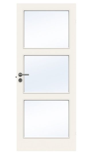 INNERDÖRR SWEDOOR EASY GW3 LÄTTDÖRR KLARGLAS VIT