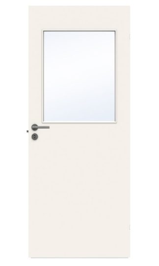 Innerdörr Swedoor Easy G21 Lättdörr Klarglas Vit