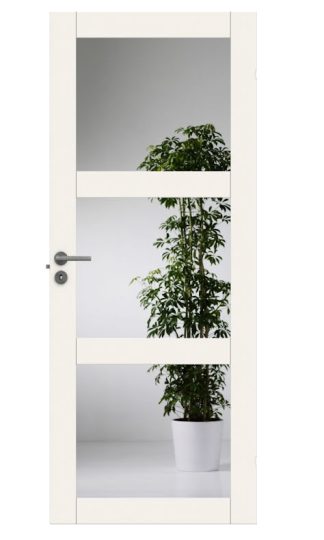 INNERDÖRR SWEDOOR PURITY GW03L KLARGLAS VIT