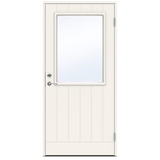 Ytterdörr Swedoor Classic Brahms Klarglas Vit