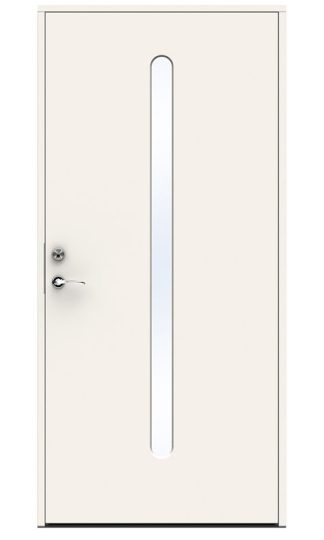 Ytterdörr Swedoor Character Drop Klarglas Vit