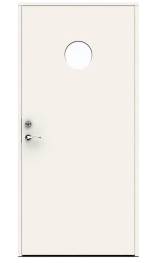 Ytterdörr Swedoor Character Luna Klarglas Vit