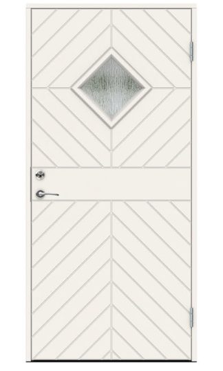 Ytterdörr Swedoor Classic Albinoni Cotswoldglas Vit