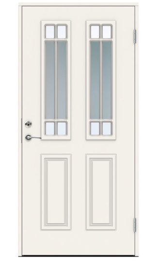 Ytterdörr Swedoor Classic Debussy Dekorglas Vit