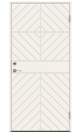 Ytterdörr Swedoor Classic Grieg Vit