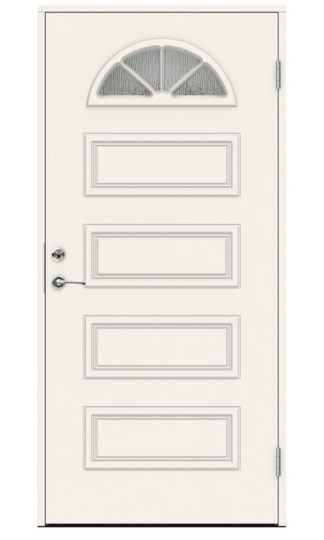 Ytterdörr Swedoor Classic Händel Cotswoldglas Vit