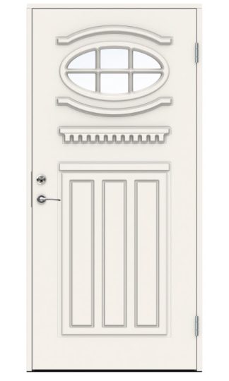 Ytterdörr Swedoor Classic Mozart Klarglas Vit