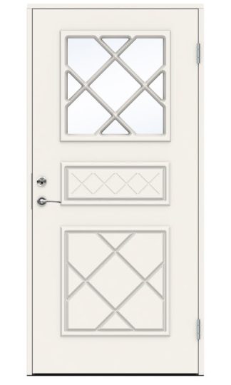 Ytterdörr Swedoor Classic Satie Klarglas Vit