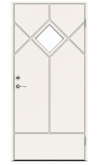 Ytterdörr Swedoor Classic Schumann Klarglas Vit