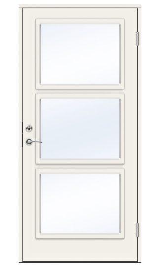 Ytterdörr Swedoor Function Congo Klarglas Vit
